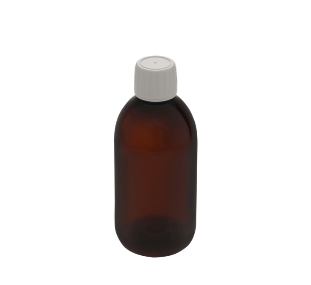 Bouteille Alpha sirop 300ml 28PP verre clair #2